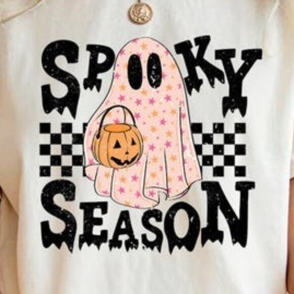 Cute Spooky Season Sweatshirt,Halloween Sweatshirt, Womens Halloween Sweatshirt - Picture 3 of 3